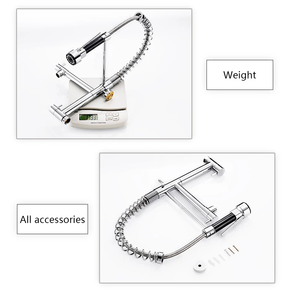 Kitchen Faucet with Four Function Sprayhead