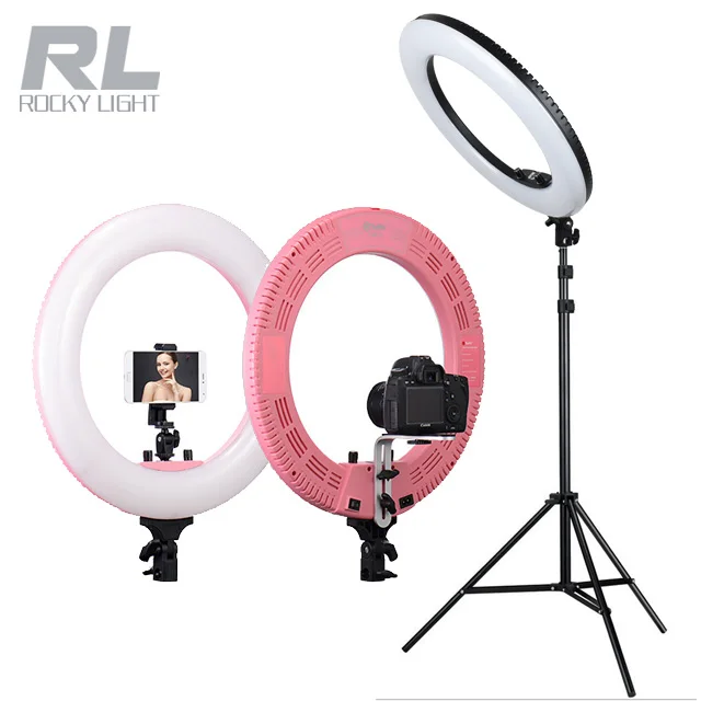 
2018 New design 48W 5600K Daylight LED Ring Light for Photography Camera Phone Video Photo Make Up Selfie Light 