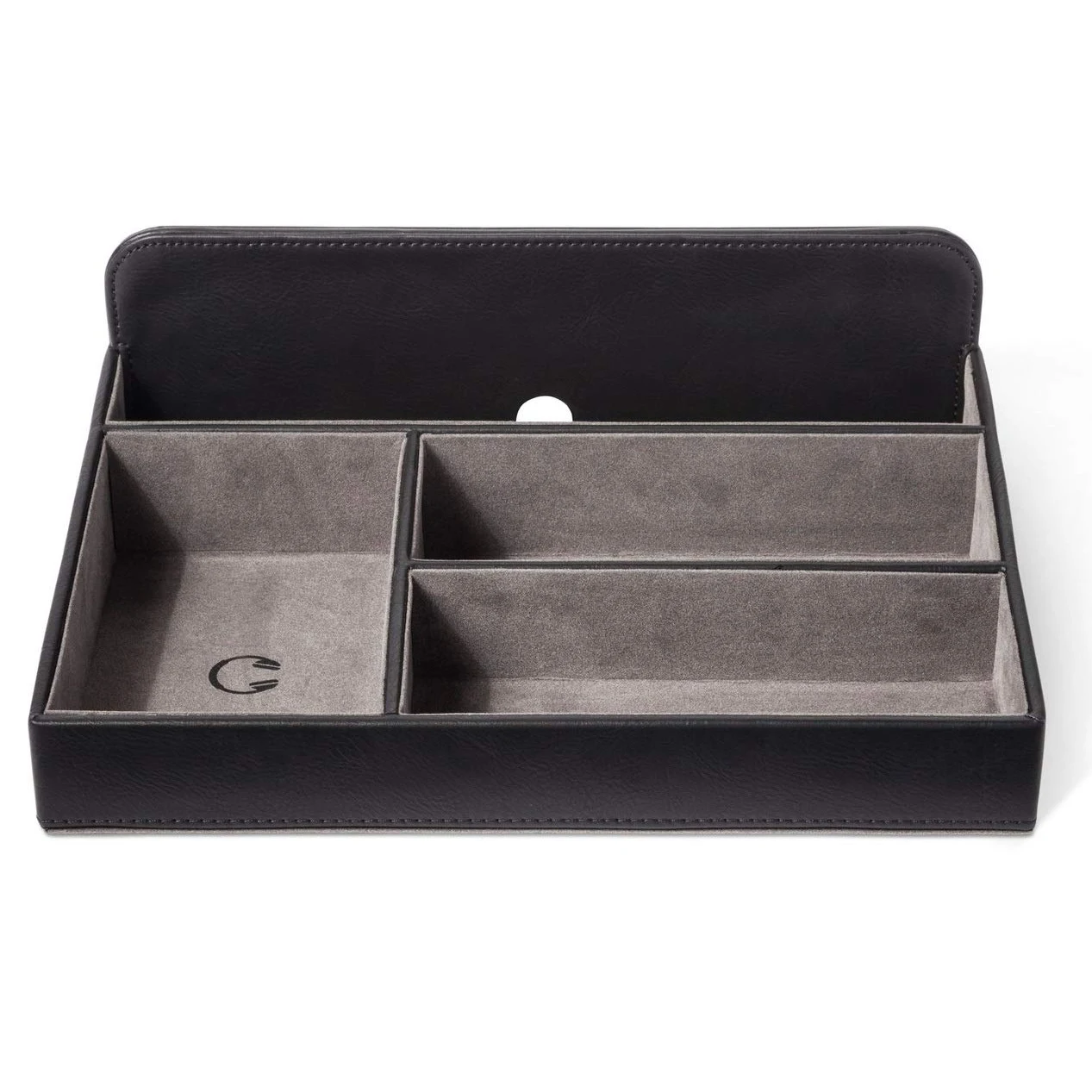 
Recycled office stationery leather pu desk organizer for home sundries 