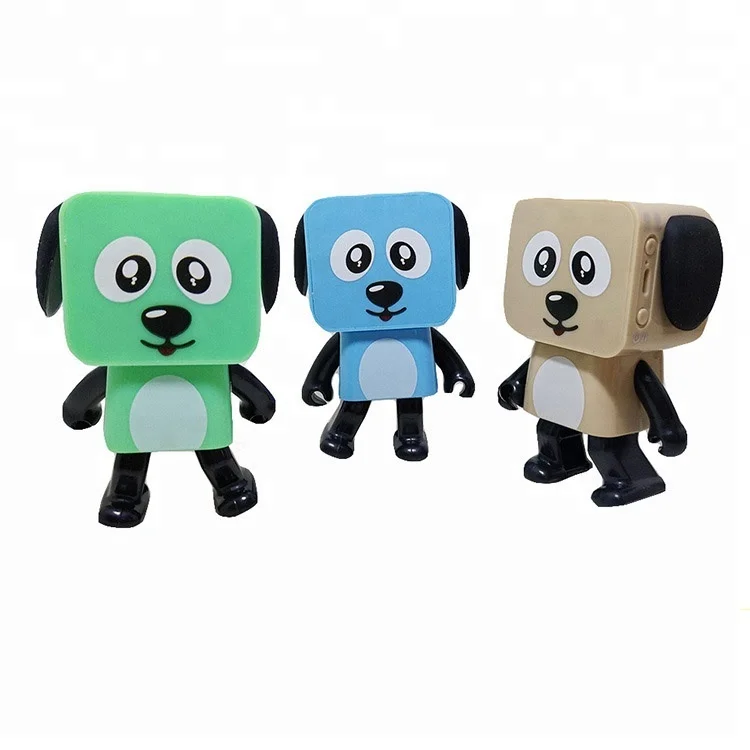 

Wireless Dog Speaker Dance Blue tooth Speaker Built in mic Robot