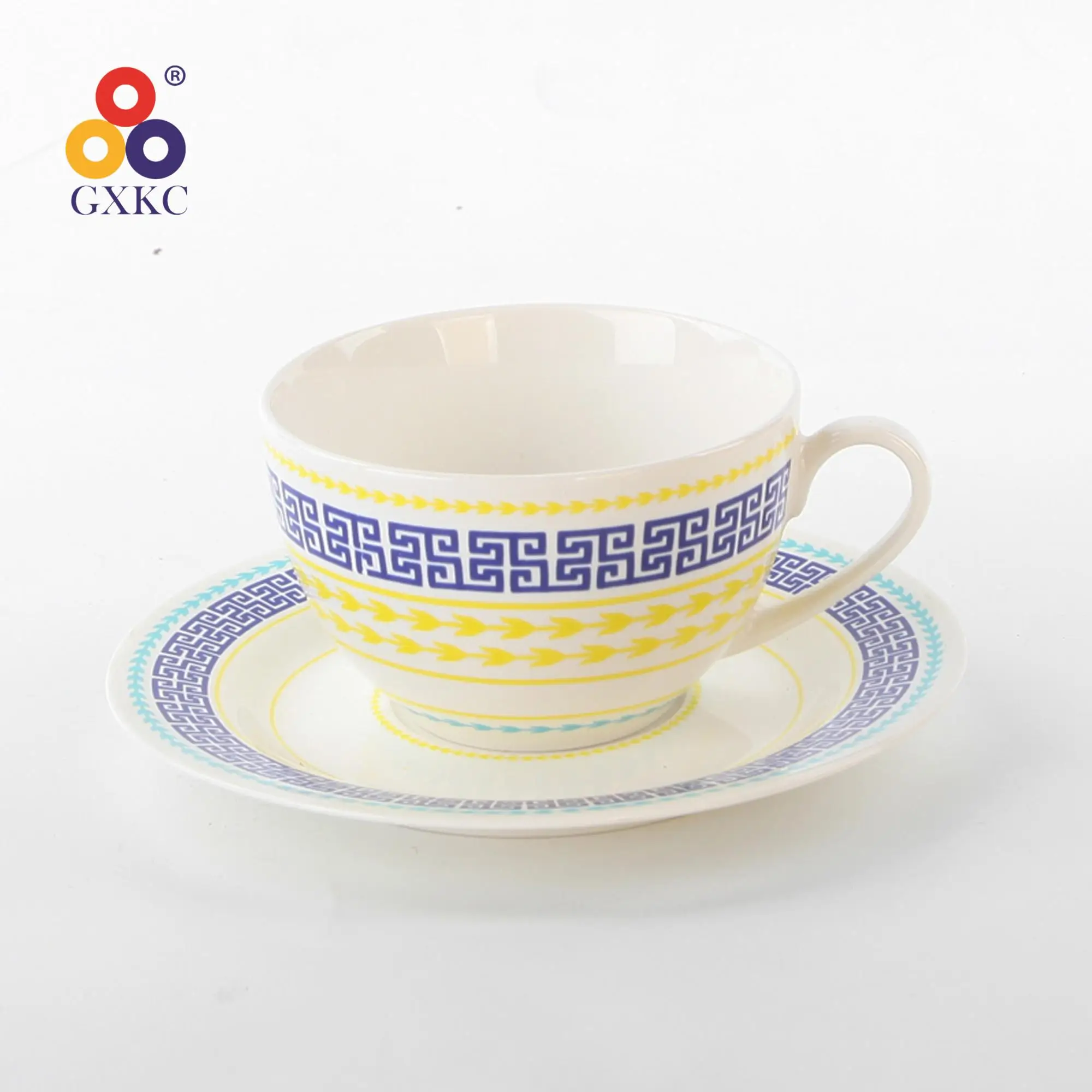 M&eacute;nage Fine nouvelle porcelaine tasse et soucoupe pour utilisation quotidienne