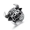 Wholesale gents stainless steel ring,cattle mens silver ring turkey,cow ring