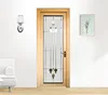 Modern Aluminium Frame Waterproof Flush Bathroom Doo with Glass