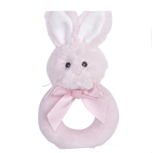 Oem And Odm Promotional Soft Personalized Soft Plush Baby Rattle Toys