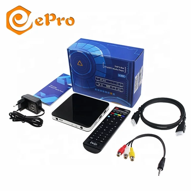 

ePro TVIP s805 support Linux/Android system 2g16g stream tv box tvip 605 600 415 412 410 set top box