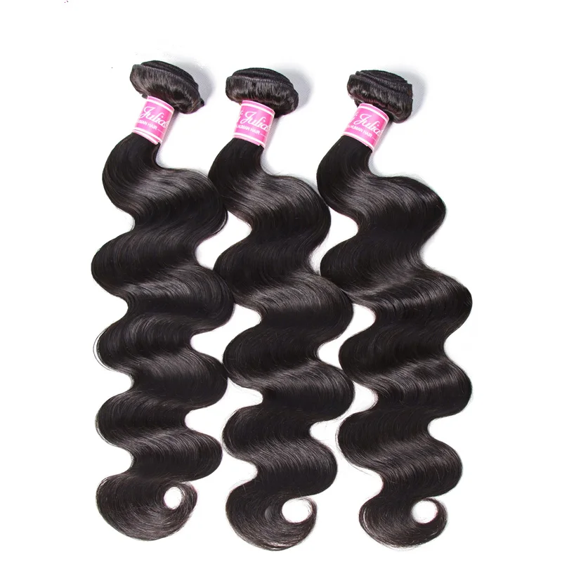 

Body Wave Bundles 10to 30 inches 100% Human Hair Extension Remy Weave Natural Color #1B