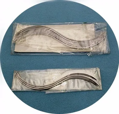 兽医仪器圆弯曲缝合针兽医针出售