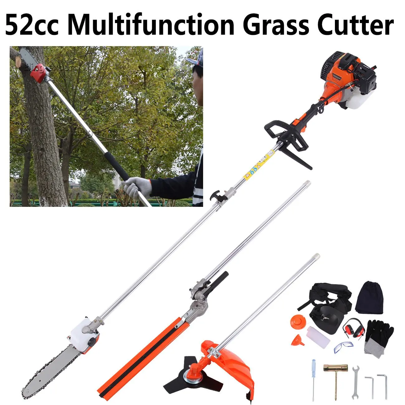 chainsaw pole trimmer