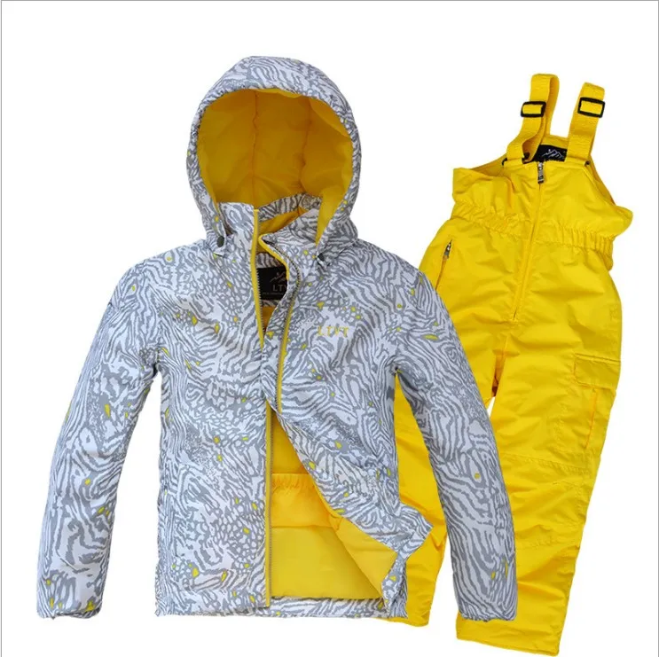 

warm winter children ski suit waterproof kids snow suit, As picture