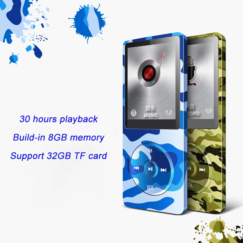 Hot Sale 8gb X06 Portable Bluetooth Mp3 Player For Blind People Buy