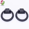 Circular Furniture Handle Cabinet Ring Pull Black Door Knocker