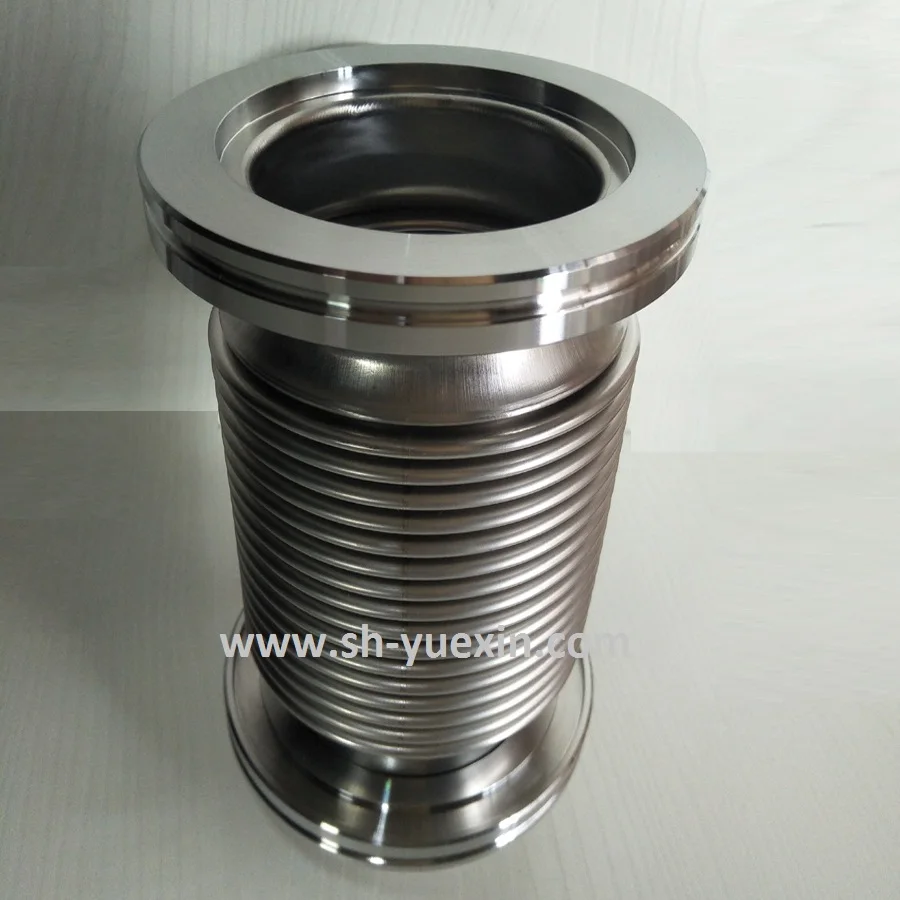 High Vacuum Pipe Fittings& Components Kf Cf Iso63 Flange Flexible Or Compressible Bellow