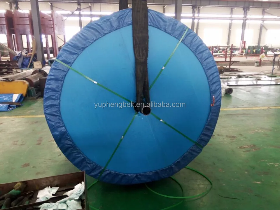China EP Fabric Industrial Using Rubber Conveyor Belt With  ISO9001 Certificate