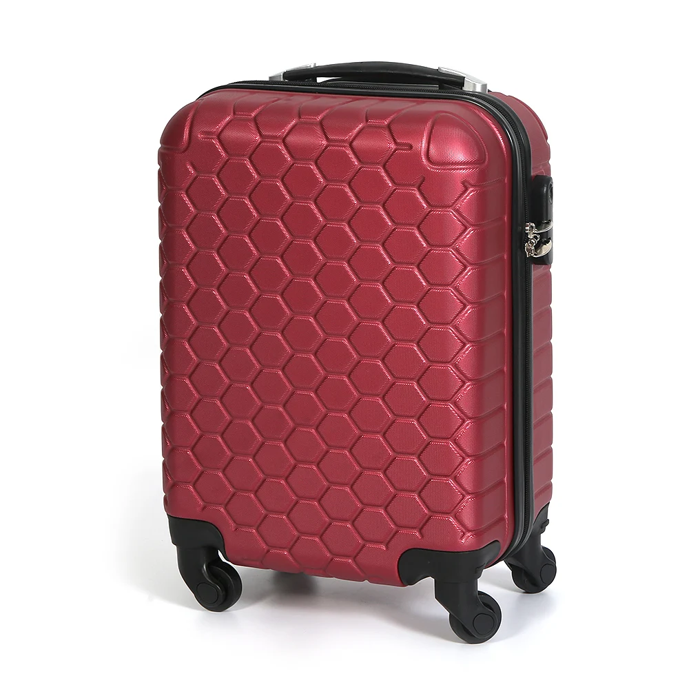 Newest Design Red Color Luggage Abs Luggage Travel Bags Travel Style