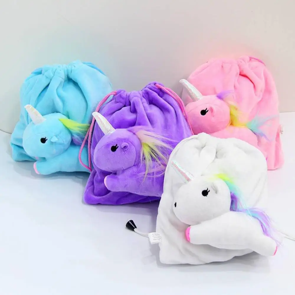 plush unicorn purse