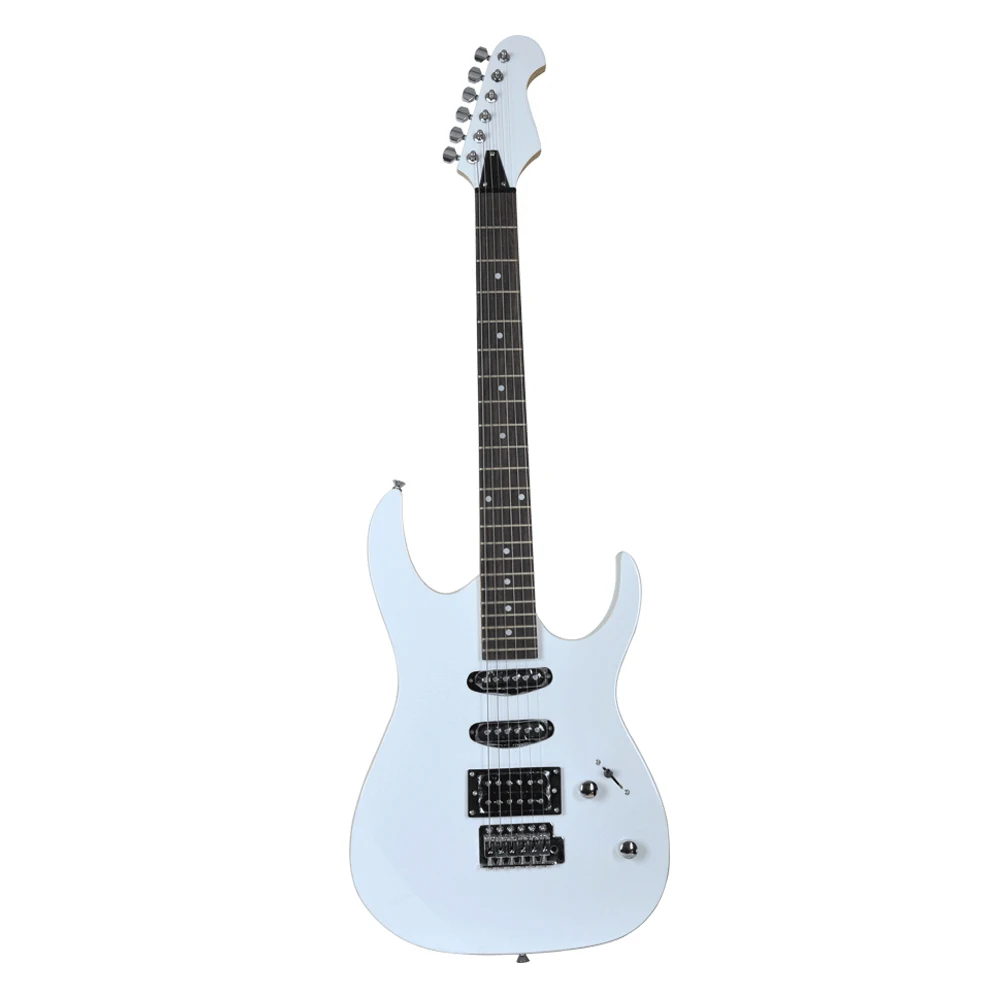 

China made single turn electric guitar, White