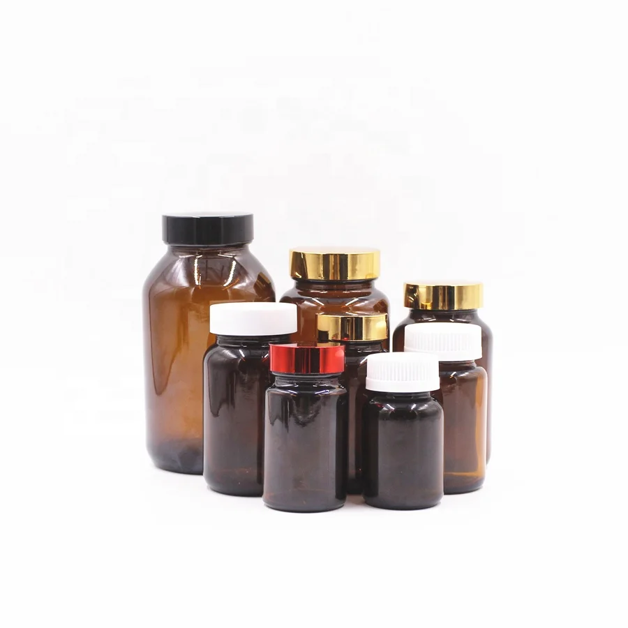 whole sale 250cc  amber tablet bottles