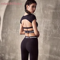 

OEM Fitness Backless Sports T Shirt Breathable Gym Clothes