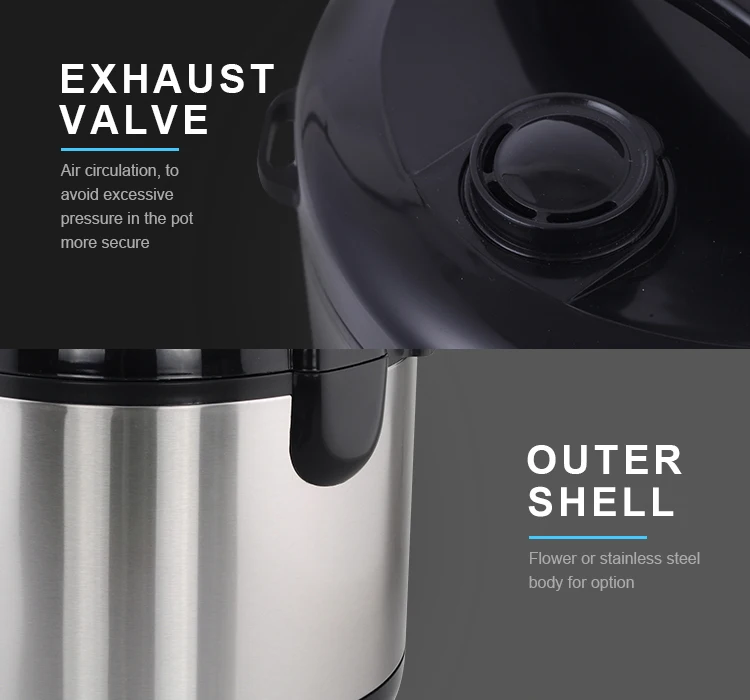 Bulk Commercial Cooker With Aluminium Pot Deluxe Stainless Steel Rice