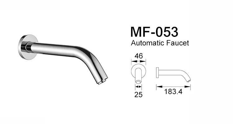 Automatic basin sensor stop water faucet