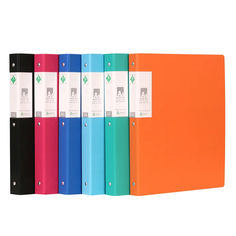 Top Sale Pp Cover Spiral File Folder 20 Pocket Display Book With Ring 