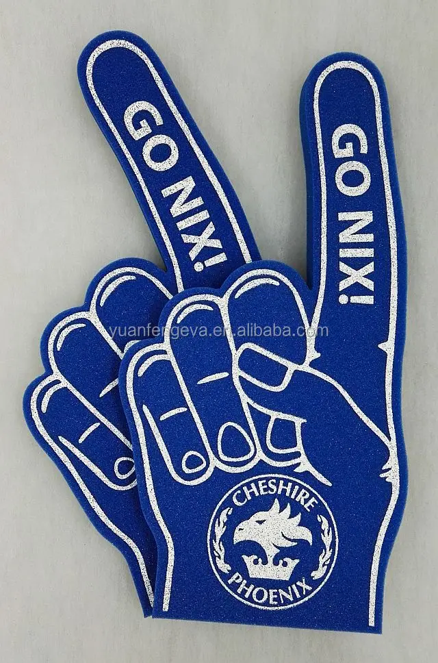 Customized Imprint Match Cheering Eva Large Foam Hand Buy Eva Foam