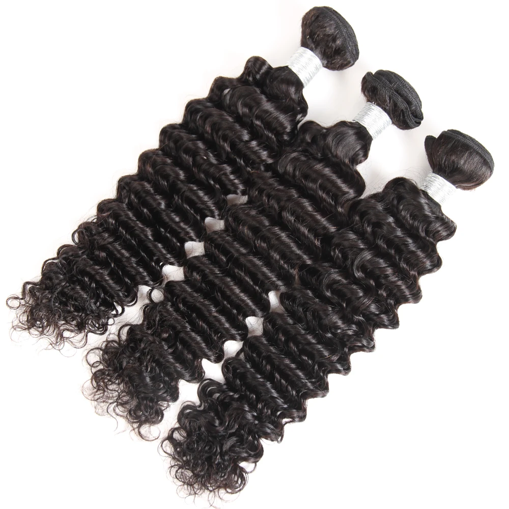 

8A Grade Brazilian Hair Bundle Deep Curl Wholesale Virgin Human Hair Weave Brazilian Hair Extensions, N/a
