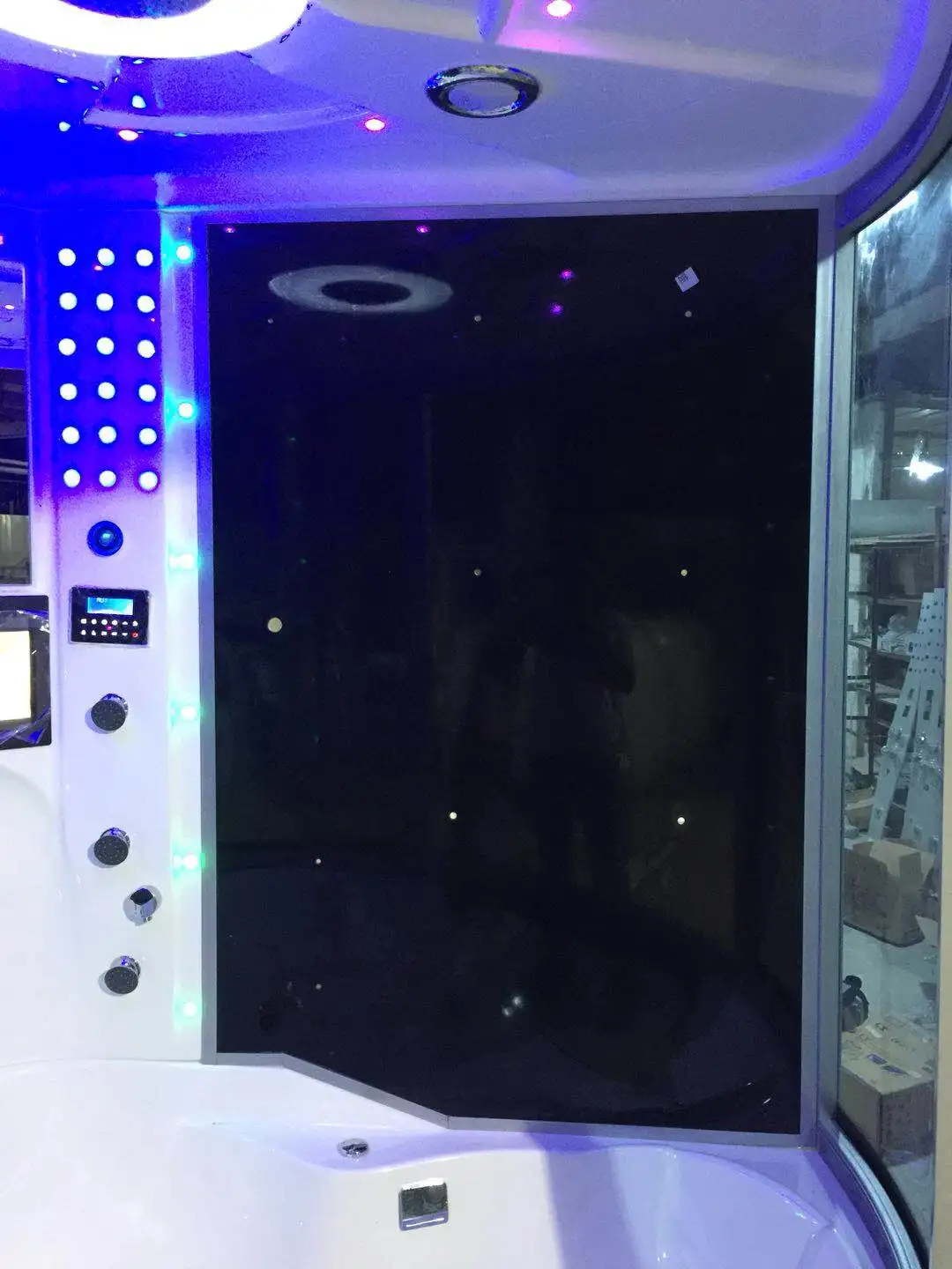 Bathroom sanitary equipment modern steam shower room with bathtub