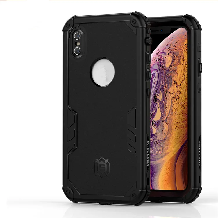 

Custom logo tpu pc smart anti-fall water proof shock proof mobile cover phone cases for iPhone Xs Max, 8 colors to choose