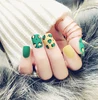 Wholesale hot style false nails feel scrub matte artificial nail tips 24 pcs/box