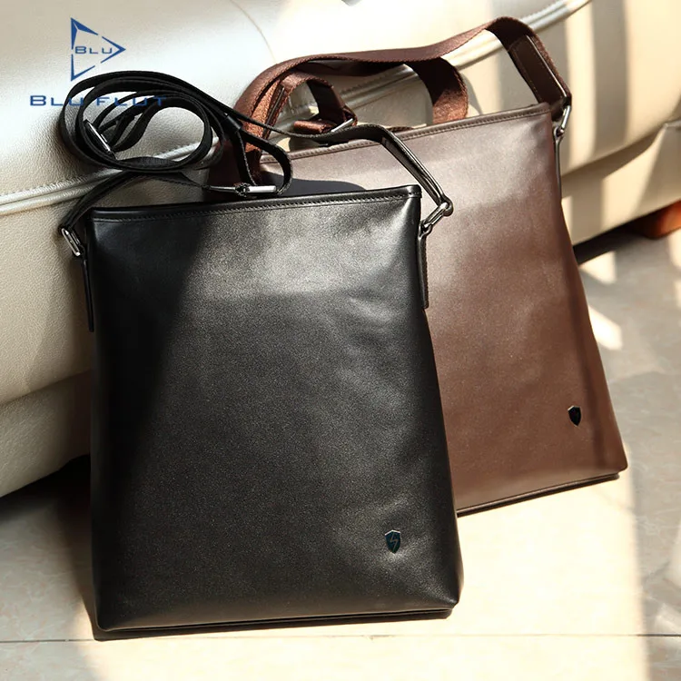 

100% Genuine Leather Men'S Small Black Leather Crossbody Bag Sale, Coffee, black, gray