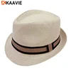 Custom juzz man hat flet panama hat and Fedora straw lemmy cowboy hat for men
