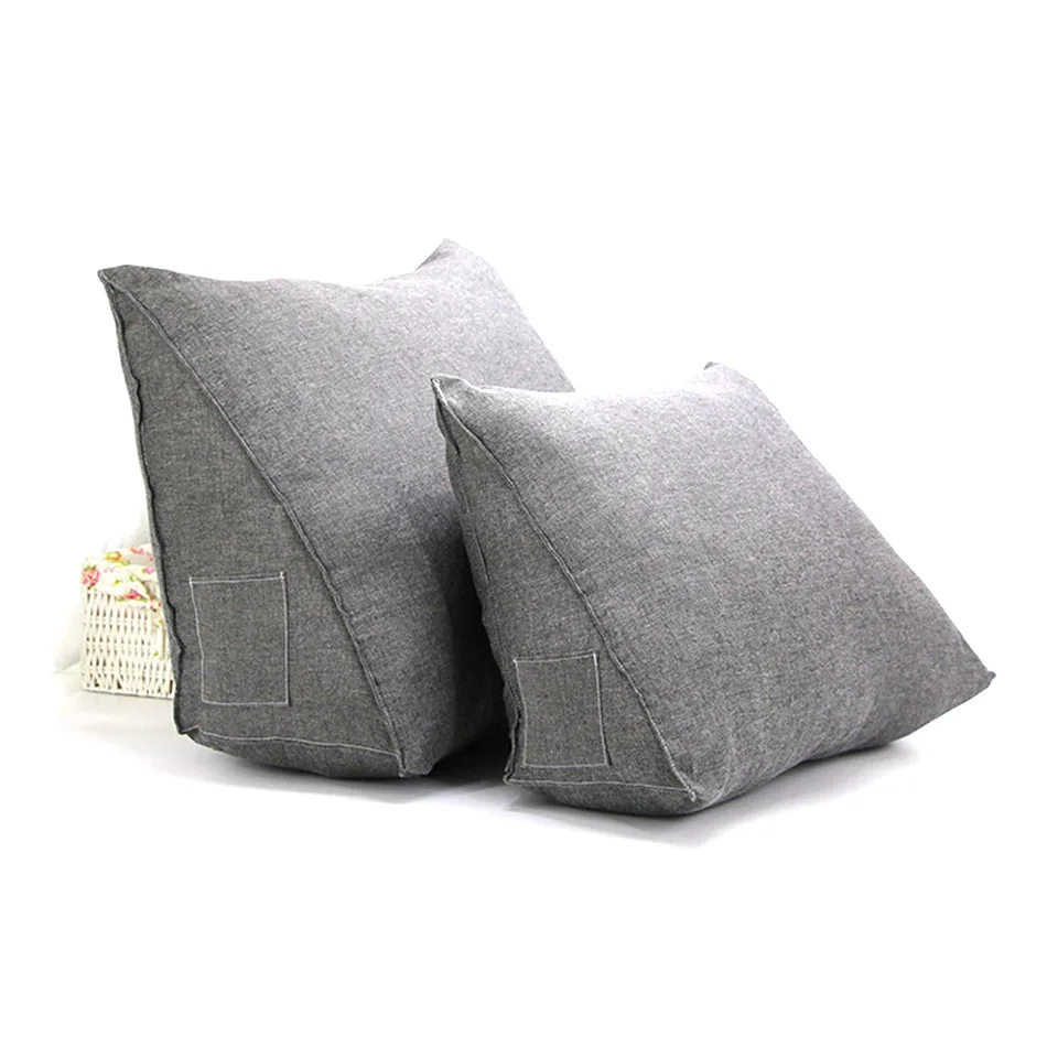 Customized Size Relax Triangle Shape Body Back Support Wedge Pillow