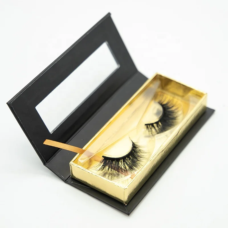 

2019 New arrival Private label 8D eyelashes Real mink fur 3D lashes, Black