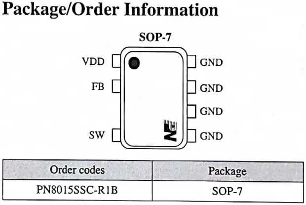 Pn8015 схема включения