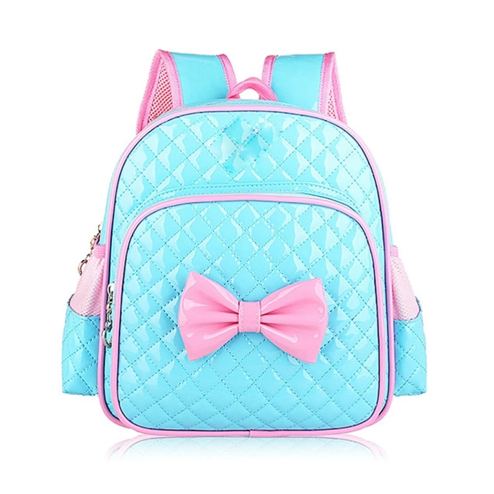 2019 New product   school backpack Kids School bags for girl  with bow made in China