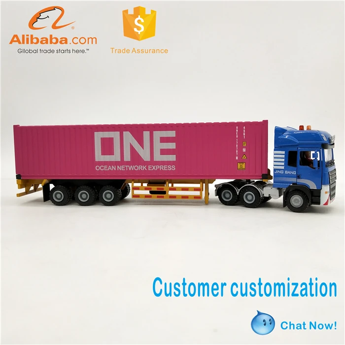 1 50 diecast container truck model container truck model model container truck with scale