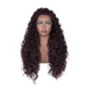Hot Selling JINGFA HAIR Curly Synthetic Weave Synthetic Fibre Hair Lace Front Wig