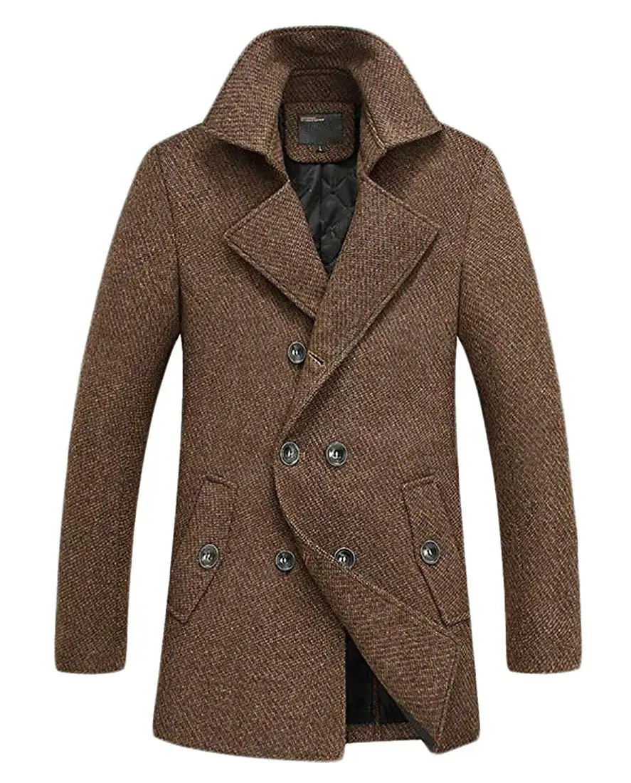 Wool Blend Coat пальто мужское\