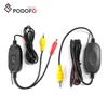 Podofo Hot Wireless 2.4G Wireless module RCA Video Signal Transmitter Receiver Universal For Car Rear View Reverse Camera 12V