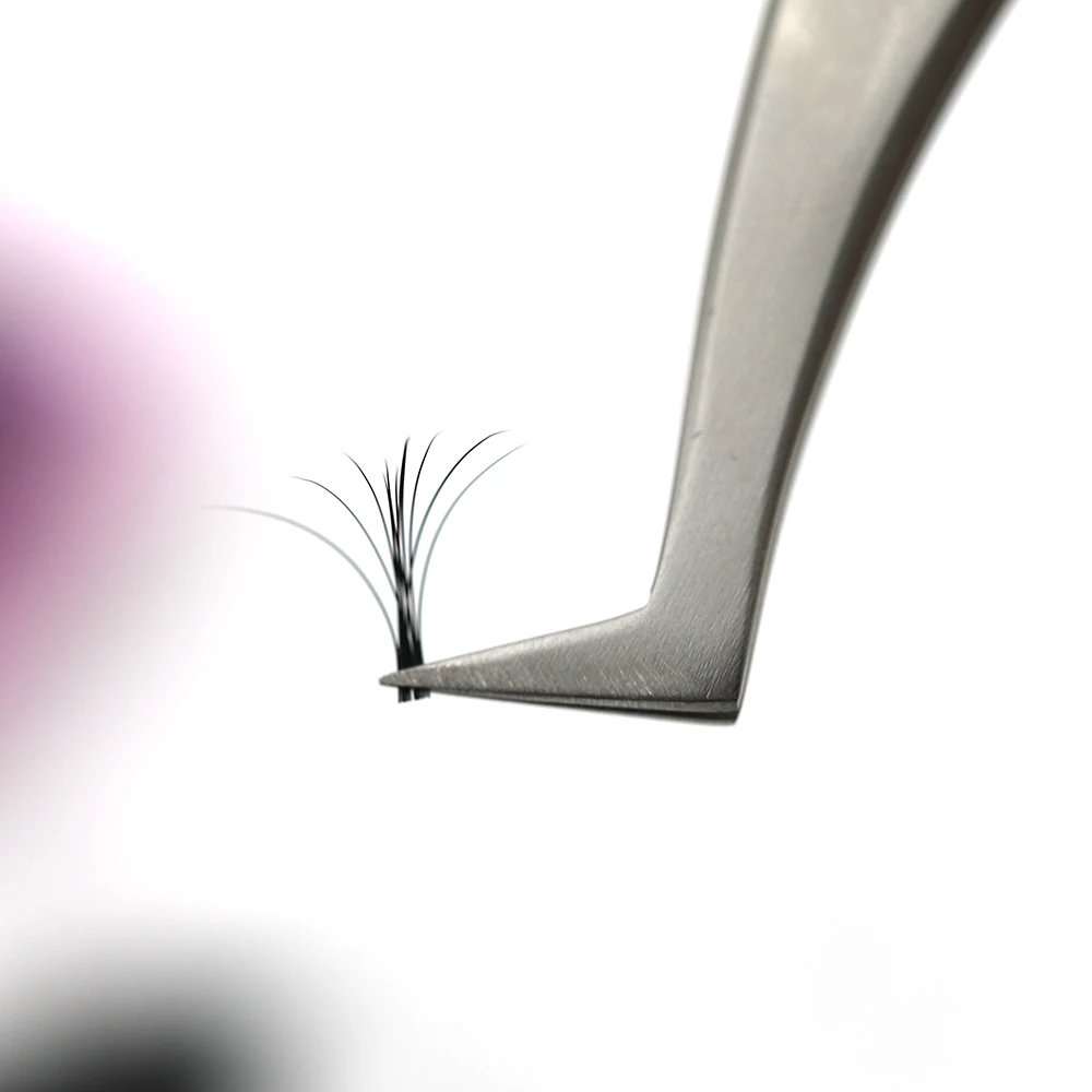 
Free Sample Easy fan mega Russian Volume lashes C D Curl Eyelash Extension 0.07 blooming eyelashes 