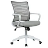 Elegant white desk chair ergonomic plastic office task chairs supplier custom swivel mesh chair rotating executive office chair