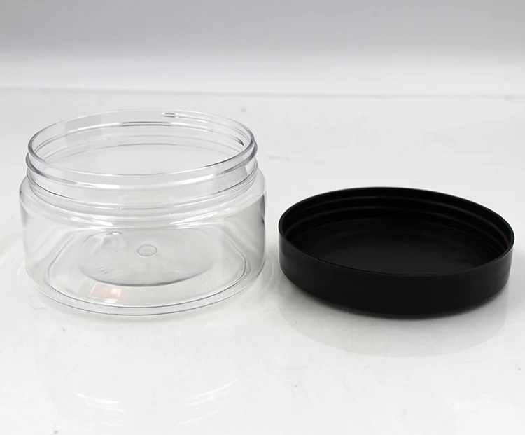 4oz 8oz Clear Pet Cosmetic Plastic Jar With Lid Buy Empty 120ml 250ml