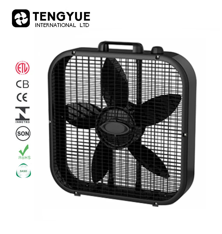 ETL Metal Frame Box Fan Wholesale & Door to Door America Shipment Wholesale Box Fan &Ventilador Caja