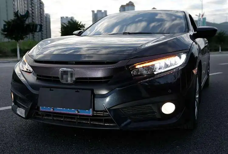 VLAND factory LED car headlights for Civic 2016-2018 full-LED headlight plug and play for new Civic FC