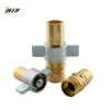 TRADE ASSURANCE brass wing nut screw to connect quick release hydraulic coupling