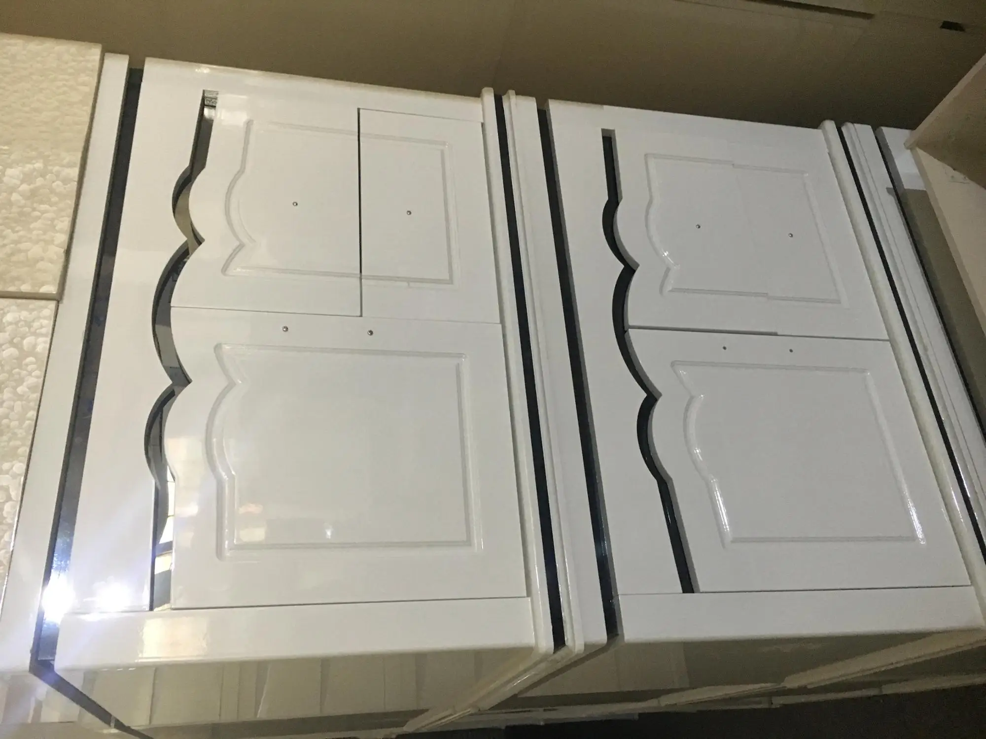 indian PVC cabinet plastic bathroom vanities sets