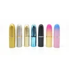 In stock lipstick case round bullet shaped empty lipstick tube packaging
