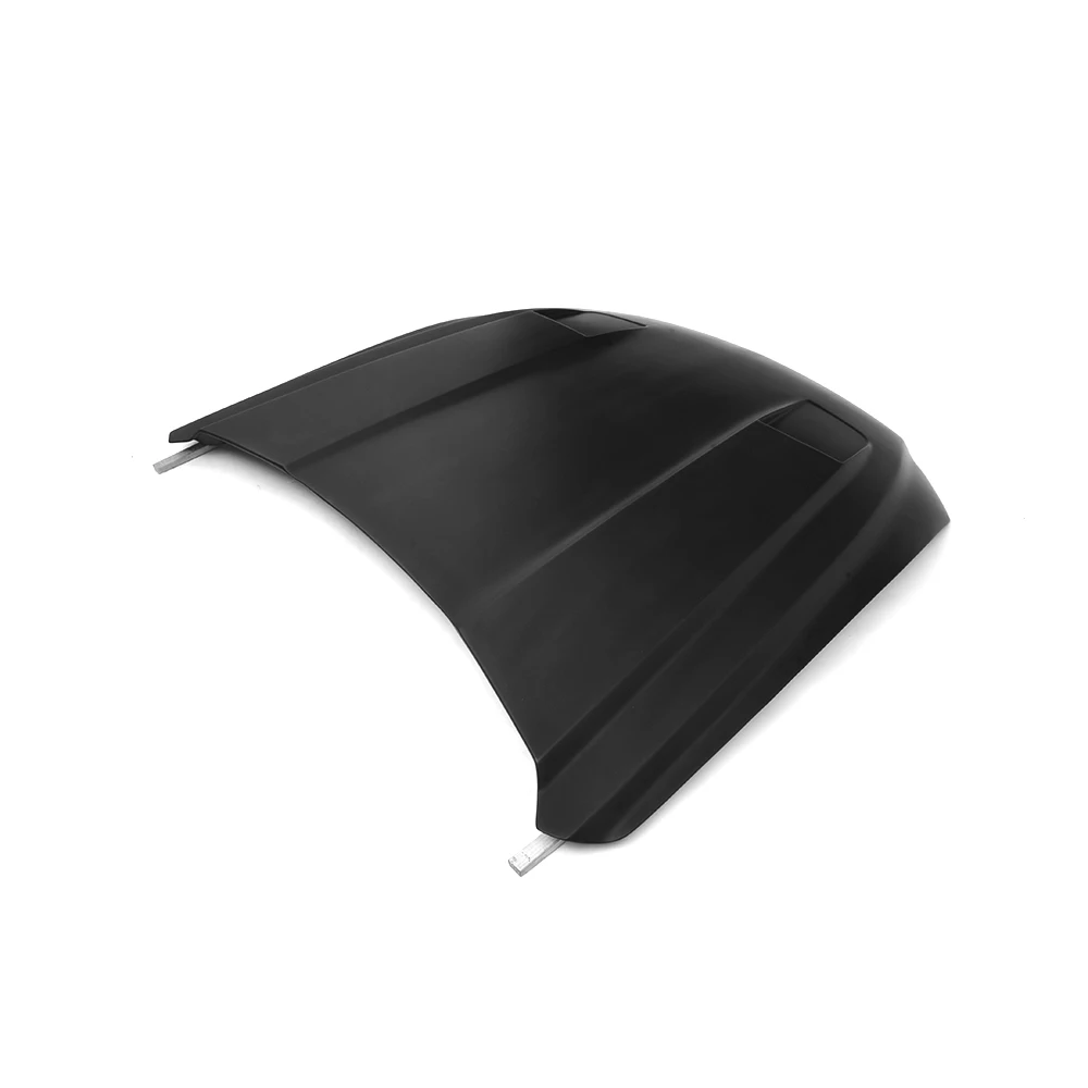 Black Frp Car Bonnet With Hood Vents For Ford Mustang Gt Coupe 15 17