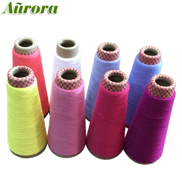 
100% recycled ring spun polyester knitting yarn manufacturer in China  (60825172988)